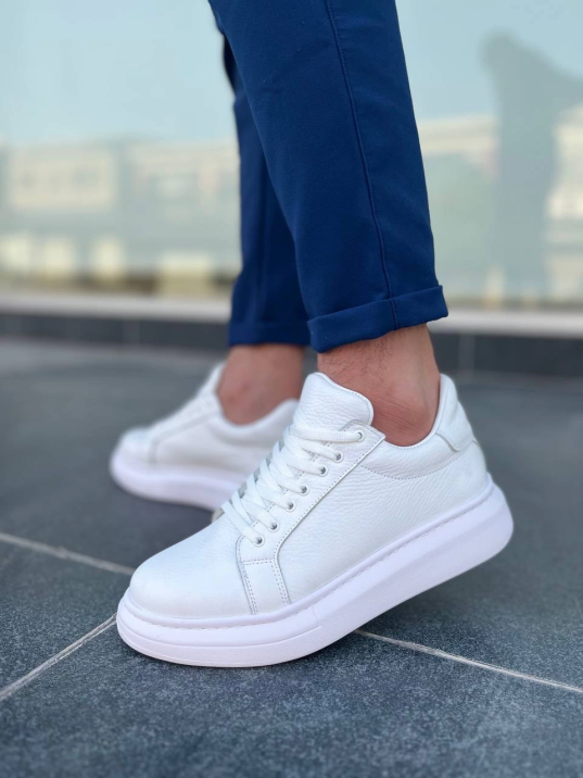 KB-DX46 Kuback Beyaz Deri Günlük Erkek Ayakkabı KB-DX46 Kuback Beyaz Deri Günlük Erkek Ayakkabı