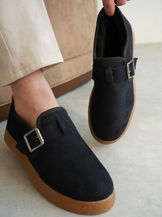 KB-KX1 Kuback Lacivert Kahve Taban Kürklü Günlük Erkek Ayakkabı KB-KX1 Kuback Lacivert Kahve Taban Kürklü Günlük Erkek Ayakkabı