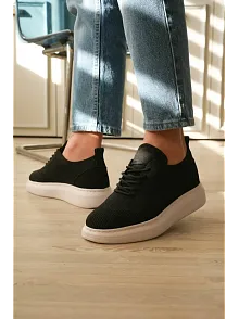 Kb-m101 Kuback Siyah Triko Bağcıklı Günlük Erkek Ayakkabı