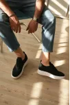 Kb-m101 Kuback Siyah Triko Bağcıklı Günlük Erkek Ayakkabı