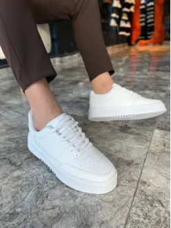 Kb-n2 Kuback Beyaz Cilt Günlük Erkek Ayakkabı