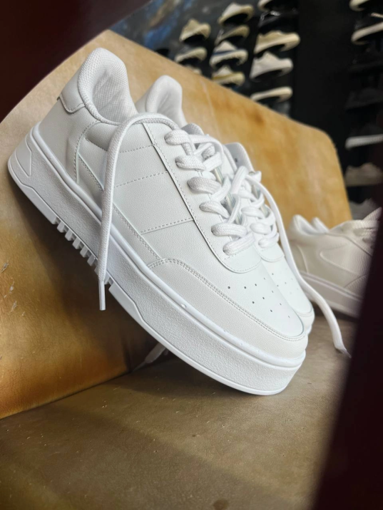 Kb-n2 Kuback Beyaz Cilt Günlük Erkek Ayakkabı