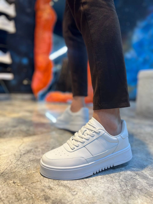 Kb-n2 Kuback Beyaz Cilt Günlük Erkek Ayakkabı