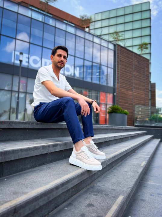 KB-X10 Kuback Bej Süet Beyaz Yüksek Taban Günlük Spor Ayakkabı KB-X10 Kuback Bej Süet Beyaz Yüksek Taban Günlük Spor Ayakkabı