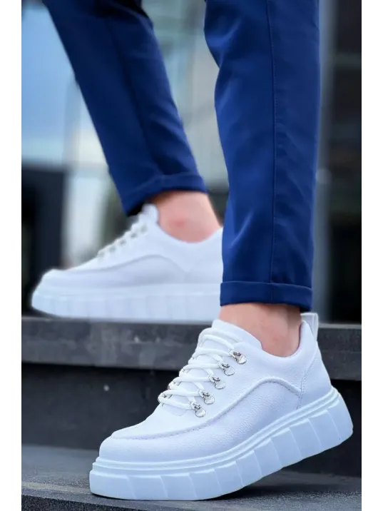 Kb-x10 Kuback Beyaz Cilt Beyaz Yüksek Taban Günlük Spor Ayakkabı Kb-x10 Kuback Beyaz Cilt Beyaz Yüksek Taban Günlük Spor Ayakkabı