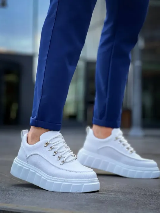 Kb-x10 Kuback Beyaz Cilt Beyaz Yüksek Taban Günlük Spor Ayakkabı Kb-x10 Kuback Beyaz Cilt Beyaz Yüksek Taban Günlük Spor Ayakkabı