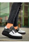 Kb-x155 Kuback Beyaz Cilt Siyah Cilt Detaylı Siyah Yüksek Taban Günlük Spor Ayakkabı Kb-x155 Kuback Beyaz Cilt Siyah Cilt Detaylı Siyah Yüksek Taban Günlük Spor Ayakkabı