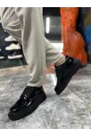 Kb-x16 Kuback Kömür Rugan Günlük Erkek Ayakkabı