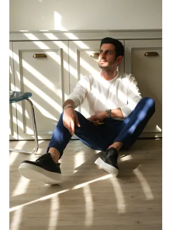 Kb-x16 Kuback Siyah Cilt Günlük Erkek Ayakkabı Kb-x16 Kuback Siyah Cilt Günlük Erkek Ayakkabı