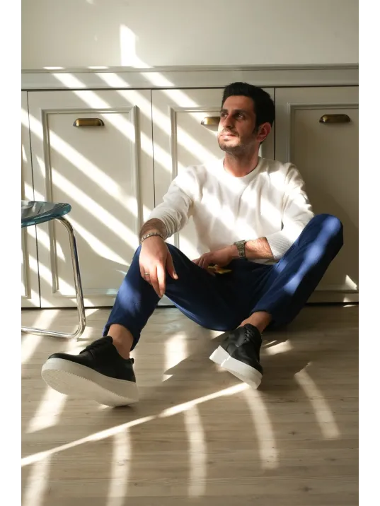 Kb-x16 Kuback Siyah Cilt Günlük Erkek Ayakkabı