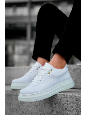 Kb-x20 Kuback Beyaz Cilt Günlük Erkek Ayakkabı