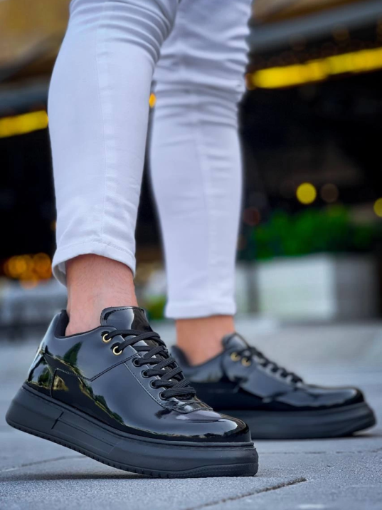 KB-X20 Kuback Kömür Rugan  Günlük Erkek Ayakkabı KB-X20 Kuback Kömür Rugan  Günlük Erkek Ayakkabı