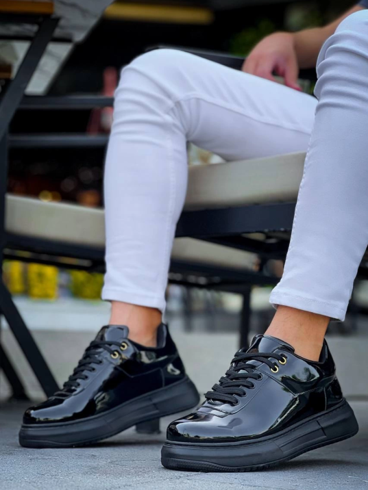 KB-X20 Kuback Kömür Rugan  Günlük Erkek Ayakkabı KB-X20 Kuback Kömür Rugan  Günlük Erkek Ayakkabı