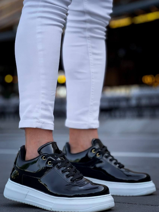 KB-X20 Kuback Siyah Rugan  Günlük Erkek Ayakkabı KB-X20 Kuback Siyah Rugan  Günlük Erkek Ayakkabı