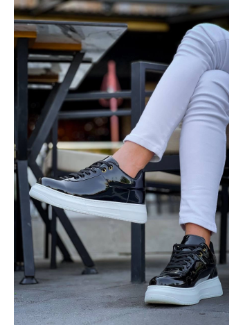 KB-X20 Kuback Siyah Rugan  Günlük Erkek Ayakkabı KB-X20 Kuback Siyah Rugan  Günlük Erkek Ayakkabı