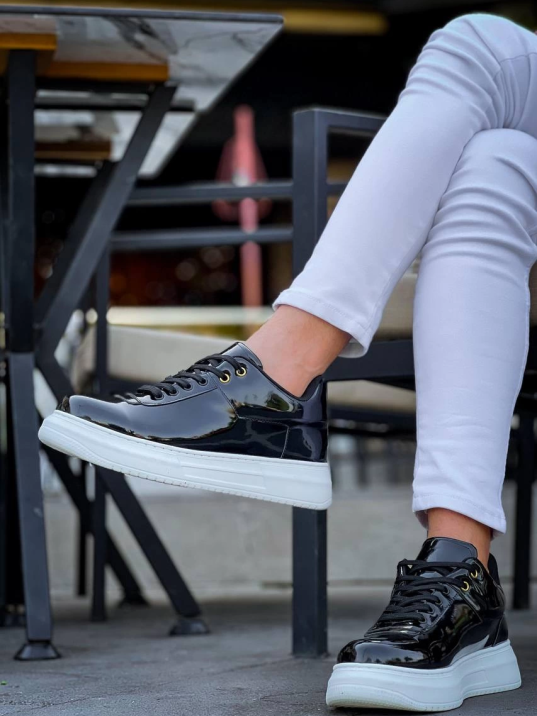 KB-X20 Kuback Siyah Rugan  Günlük Erkek Ayakkabı KB-X20 Kuback Siyah Rugan  Günlük Erkek Ayakkabı