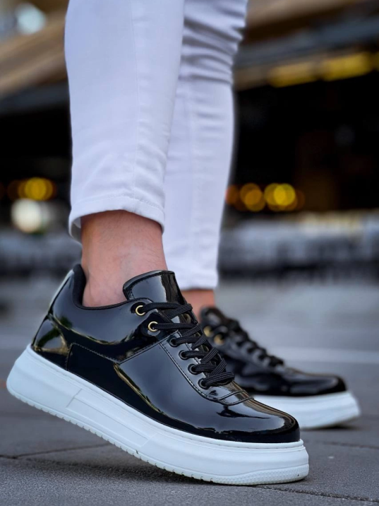 KB-X20 Kuback Siyah Rugan  Günlük Erkek Ayakkabı KB-X20 Kuback Siyah Rugan  Günlük Erkek Ayakkabı