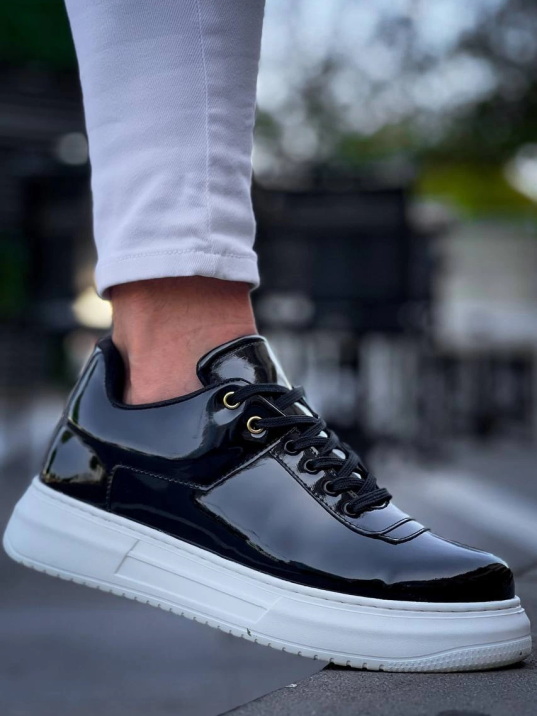 KB-X20 Kuback Siyah Rugan  Günlük Erkek Ayakkabı KB-X20 Kuback Siyah Rugan  Günlük Erkek Ayakkabı