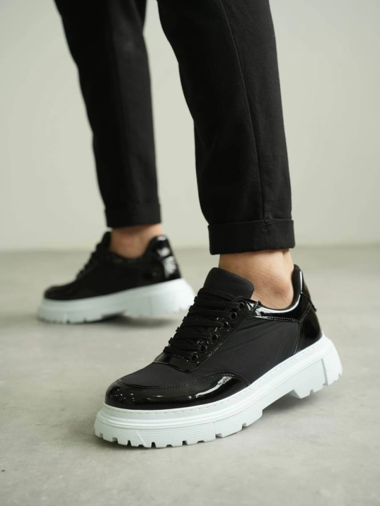 KB-X201 Kuback Siyah Rugan Paraşüt Günlük Erkek Ayakkabı KB-X201 Kuback Siyah Rugan Paraşüt Günlük Erkek Ayakkabı