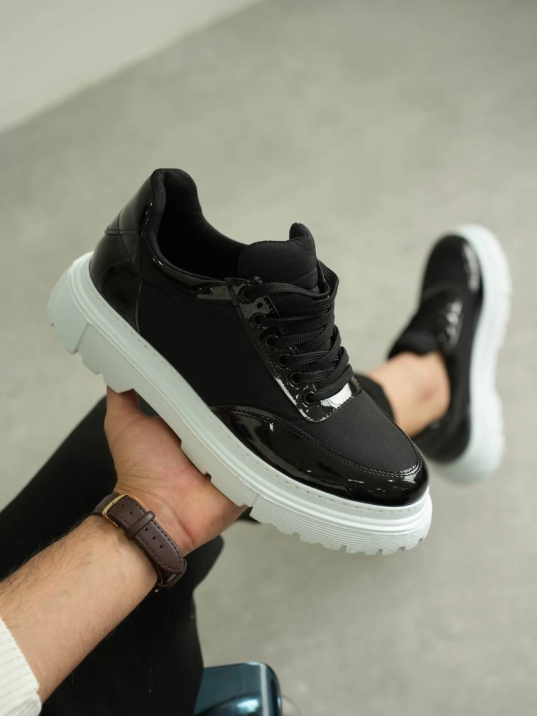 KB-X201 Kuback Siyah Rugan Paraşüt Günlük Erkek Ayakkabı KB-X201 Kuback Siyah Rugan Paraşüt Günlük Erkek Ayakkabı