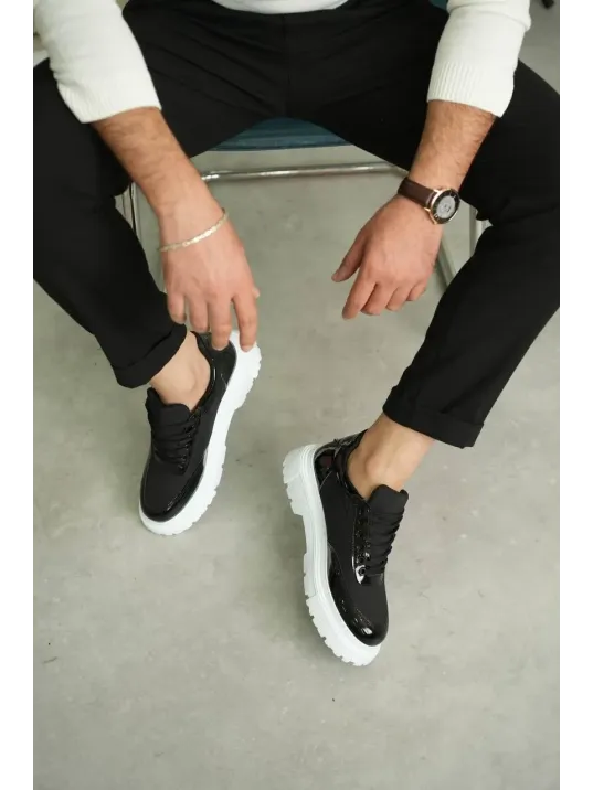 Kb-x201 Kuback Siyah Rugan Paraşüt Günlük Erkek Ayakkabı Kb-x201 Kuback Siyah Rugan Paraşüt Günlük Erkek Ayakkabı