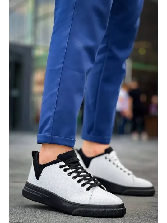 Kb-x204 Kuback Beyaz Siyah Keten Siyah Yüksek Taban Günlük Erkek Spor Ayakkabı Kb-x204 Kuback Beyaz Siyah Keten Siyah Yüksek Taban Günlük Erkek Spor Ayakkabı