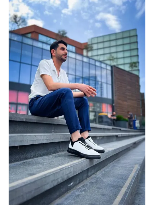 Kb-x204 Kuback Beyaz Siyah Keten Siyah Yüksek Taban Günlük Erkek Spor Ayakkabı Kb-x204 Kuback Beyaz Siyah Keten Siyah Yüksek Taban Günlük Erkek Spor Ayakkabı