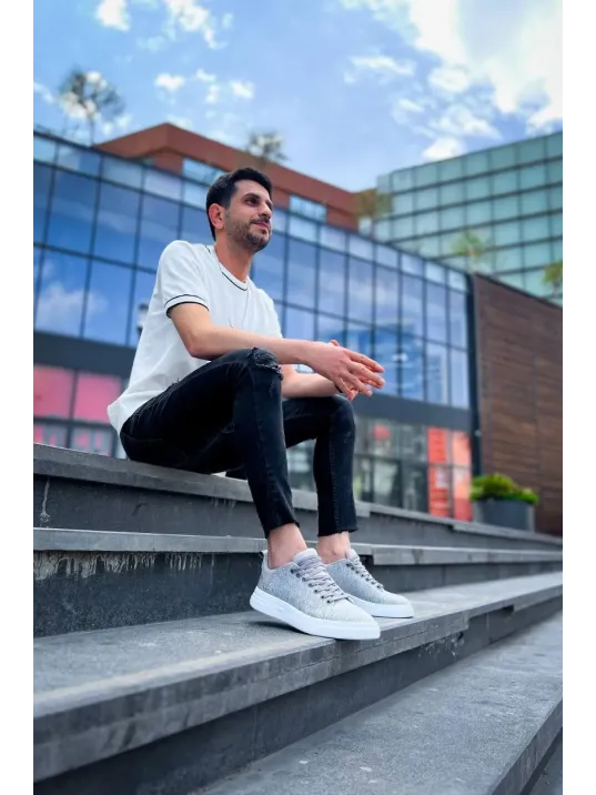 Kb-x204 Kuback Gri Keten Beyaz Yüksek Taban Günlük Erkek Spor Ayakkabı Kb-x204 Kuback Gri Keten Beyaz Yüksek Taban Günlük Erkek Spor Ayakkabı
