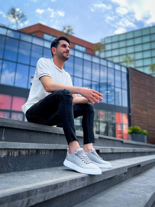 KB-X204 Kuback Gri Keten Beyaz Yüksek Taban Günlük Erkek Spor Ayakkabı KB-X204 Kuback Gri Keten Beyaz Yüksek Taban Günlük Erkek Spor Ayakkabı