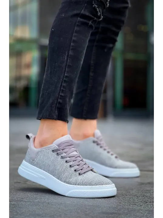 Kb-x204 Kuback Gri Keten Beyaz Yüksek Taban Günlük Erkek Spor Ayakkabı Kb-x204 Kuback Gri Keten Beyaz Yüksek Taban Günlük Erkek Spor Ayakkabı