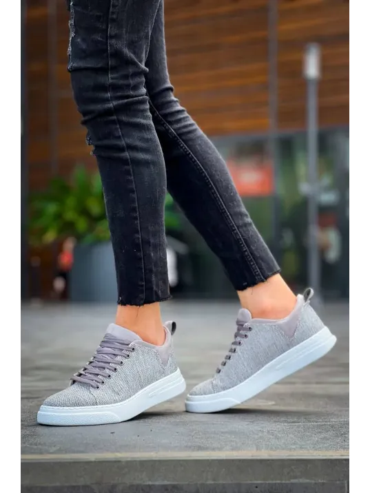 Kb-x204 Kuback Gri Keten Beyaz Yüksek Taban Günlük Erkek Spor Ayakkabı Kb-x204 Kuback Gri Keten Beyaz Yüksek Taban Günlük Erkek Spor Ayakkabı