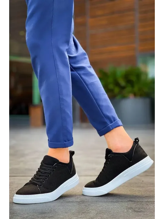 Kb-x204 Kuback Siyah Keten Beyaz Yüksek Taban Günlük Erkek Spor Ayakkabı Kb-x204 Kuback Siyah Keten Beyaz Yüksek Taban Günlük Erkek Spor Ayakkabı