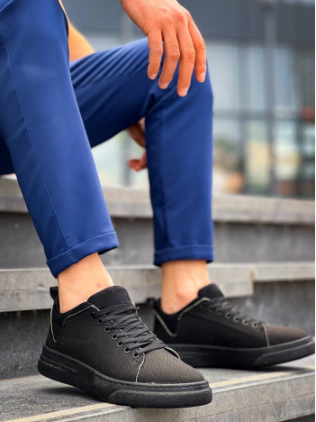 KB-X204 Kuback Siyah Keten Siyah Yüksek Taban Günlük Erkek Spor Ayakkabı KB-X204 Kuback Siyah Keten Siyah Yüksek Taban Günlük Erkek Spor Ayakkabı