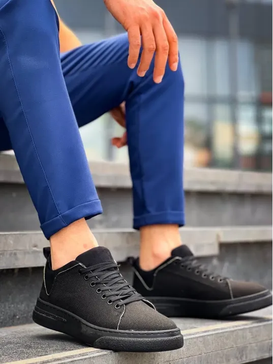 Kb-x204 Kuback Siyah Keten Siyah Yüksek Taban Günlük Erkek Spor Ayakkabı Kb-x204 Kuback Siyah Keten Siyah Yüksek Taban Günlük Erkek Spor Ayakkabı