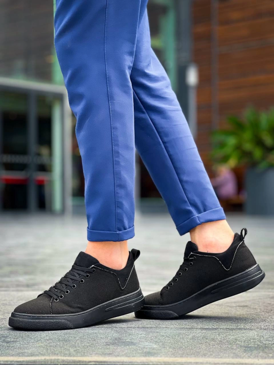 KB-X204 Kuback Siyah Keten Siyah Yüksek Taban Günlük Erkek Spor Ayakkabı KB-X204 Kuback Siyah Keten Siyah Yüksek Taban Günlük Erkek Spor Ayakkabı