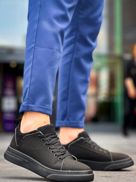 KB-X204 Kuback Siyah Keten Siyah Yüksek Taban Günlük Erkek Spor Ayakkabı KB-X204 Kuback Siyah Keten Siyah Yüksek Taban Günlük Erkek Spor Ayakkabı