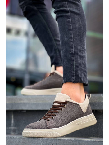 KB-X204 Kuback Taba Bej Keten Bej Yüksek Taban Günlük Erkek Spor Ayakkabı KB-X204 Kuback Taba Bej Keten Bej Yüksek Taban Günlük Erkek Spor Ayakkabı