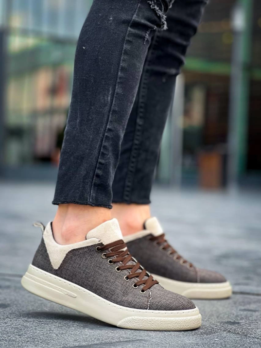 KB-X204 Kuback Taba Bej Keten Bej Yüksek Taban Günlük Erkek Spor Ayakkabı KB-X204 Kuback Taba Bej Keten Bej Yüksek Taban Günlük Erkek Spor Ayakkabı