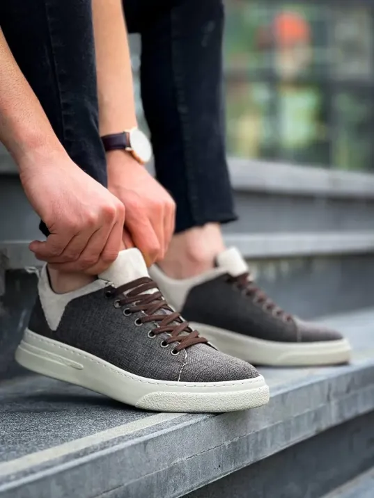 Kb-x204 Kuback Taba Bej Keten Bej Yüksek Taban Günlük Erkek Spor Ayakkabı Kb-x204 Kuback Taba Bej Keten Bej Yüksek Taban Günlük Erkek Spor Ayakkabı