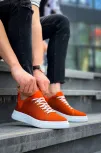 Kb-x204 Kuback Turuncu Keten Beyaz Yüksek Taban Günlük Erkek Spor Ayakkabı Kb-x204 Kuback Turuncu Keten Beyaz Yüksek Taban Günlük Erkek Spor Ayakkabı