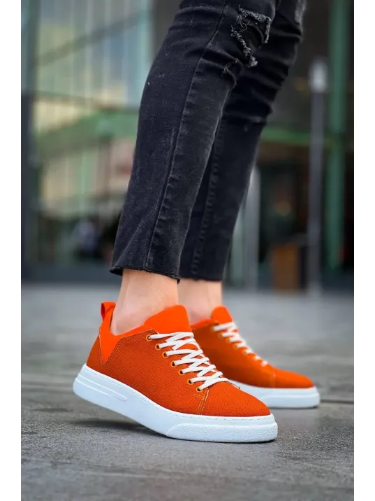 Kb-x204 Kuback Turuncu Keten Beyaz Yüksek Taban Günlük Erkek Spor Ayakkabı Kb-x204 Kuback Turuncu Keten Beyaz Yüksek Taban Günlük Erkek Spor Ayakkabı