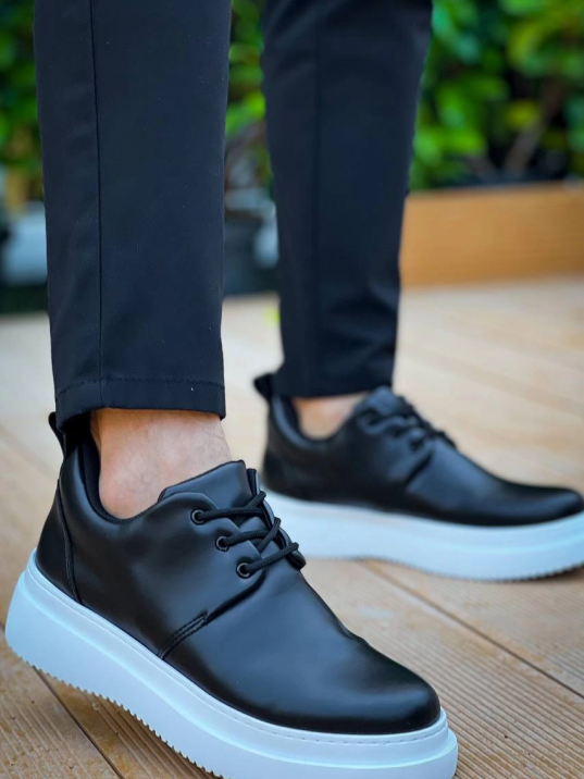 KB-X3  Kuback Siyah Cilt  Bağcıklı  Günlük Erkek  Ayakkabı KB-X3  Kuback Siyah Cilt  Bağcıklı  Günlük Erkek  Ayakkabı