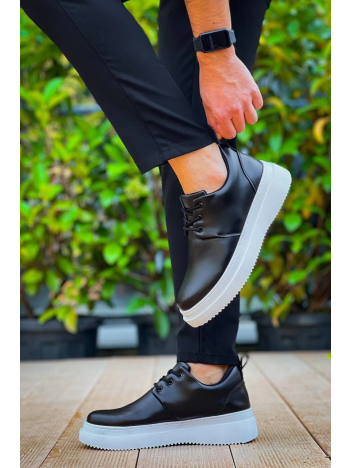 KB-X3  Kuback Siyah Cilt  Bağcıklı  Günlük Erkek  Ayakkabı KB-X3  Kuback Siyah Cilt  Bağcıklı  Günlük Erkek  Ayakkabı