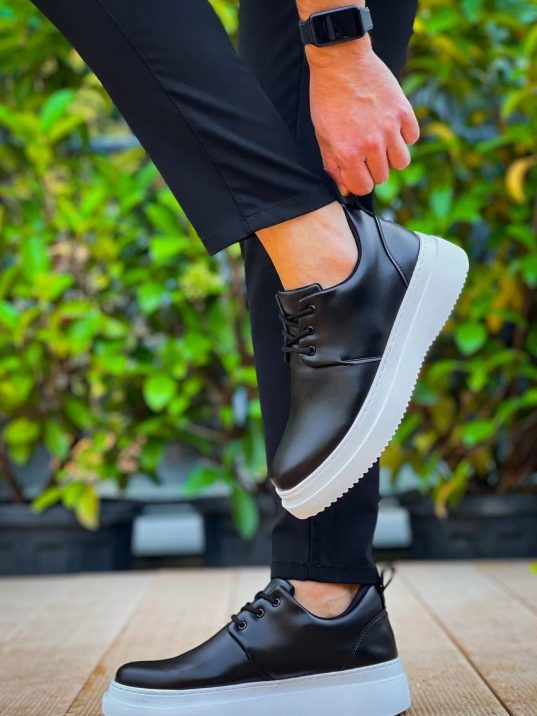 KB-X3  Kuback Siyah Cilt  Bağcıklı  Günlük Erkek  Ayakkabı KB-X3  Kuback Siyah Cilt  Bağcıklı  Günlük Erkek  Ayakkabı