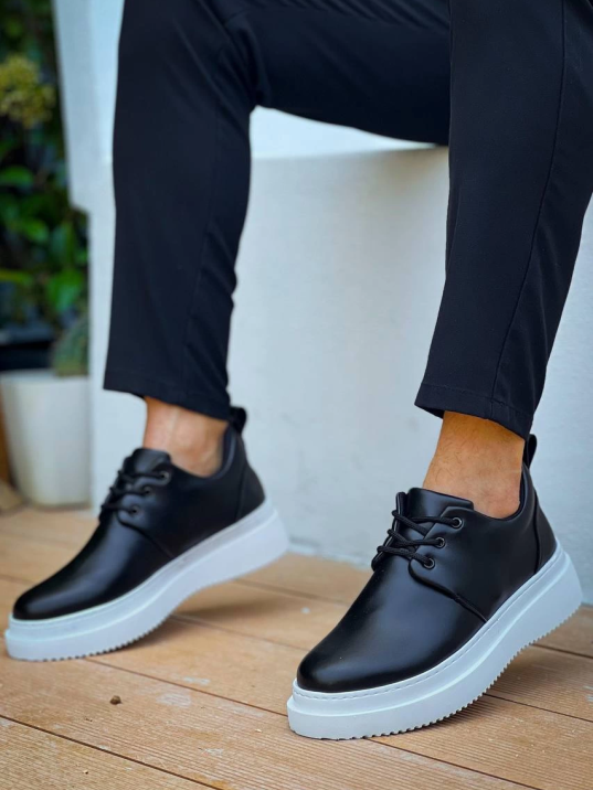 KB-X3  Kuback Siyah Cilt  Bağcıklı  Günlük Erkek  Ayakkabı KB-X3  Kuback Siyah Cilt  Bağcıklı  Günlük Erkek  Ayakkabı