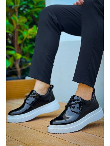 KB-X3  Kuback Siyah Rugan  Bağcıklı  Günlük Erkek  Ayakkabı KB-X3  Kuback Siyah Rugan  Bağcıklı  Günlük Erkek  Ayakkabı