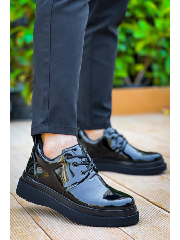 KB-X3  Kuback  Siyah Rugan Siyah Taban  Bağcıklı  Günlük Erkek  Ayakkabı KB-X3  Kuback  Siyah Rugan Siyah Taban  Bağcıklı  Günlük Erkek  Ayakkabı