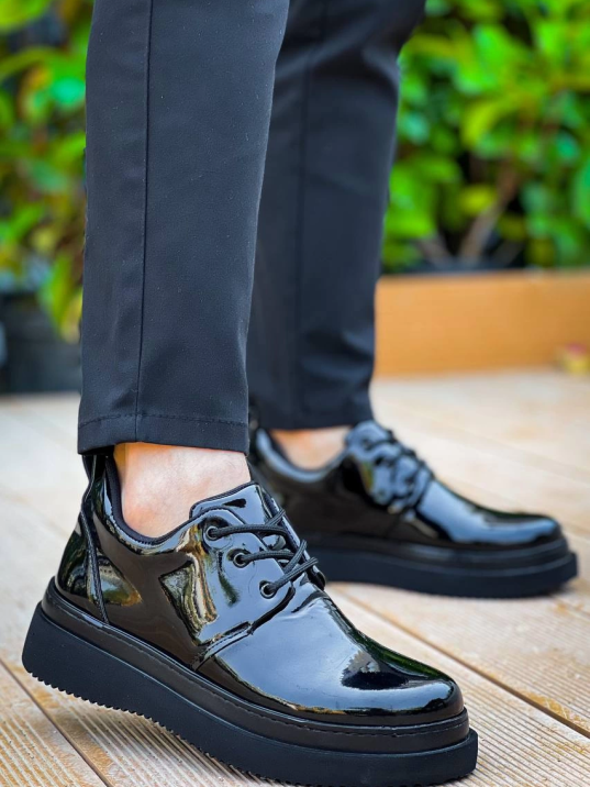 KB-X3  Kuback  Siyah Rugan Siyah Taban  Bağcıklı  Günlük Erkek  Ayakkabı KB-X3  Kuback  Siyah Rugan Siyah Taban  Bağcıklı  Günlük Erkek  Ayakkabı