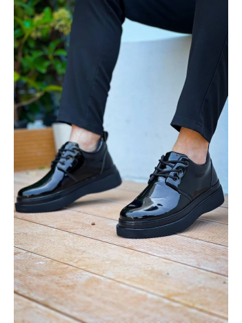 KB-X3  Kuback  Siyah Rugan Siyah Taban  Bağcıklı  Günlük Erkek  Ayakkabı KB-X3  Kuback  Siyah Rugan Siyah Taban  Bağcıklı  Günlük Erkek  Ayakkabı