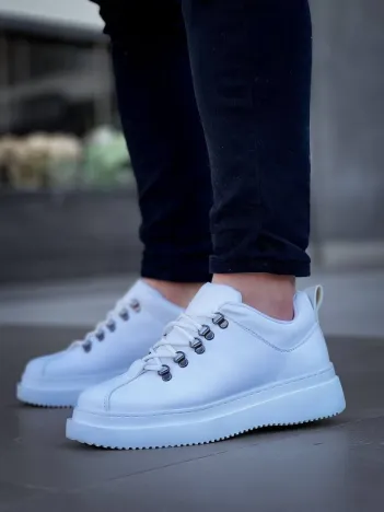 Kb-x4 Kuback Beyaz Cilt Yüksek Taban Bağcıklı Günlük Erkek Ayakkabı Kb-x4 Kuback Beyaz Cilt Yüksek Taban Bağcıklı Günlük Erkek Ayakkabı